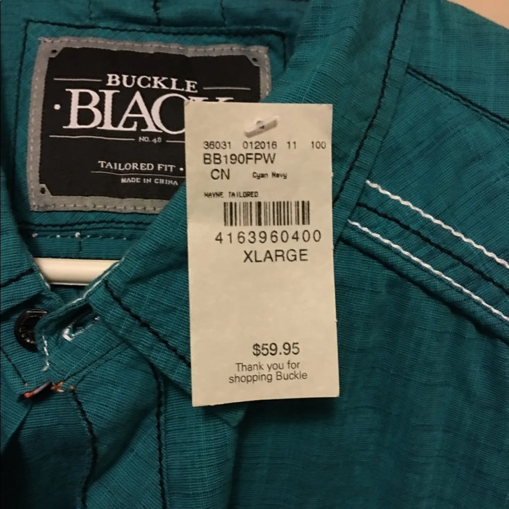 Men’s new buckle shirt